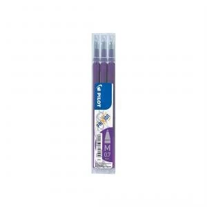 Image of Pilot Refill for Frixion BallClicker 0.7mm Violet Pack 3 31550PT