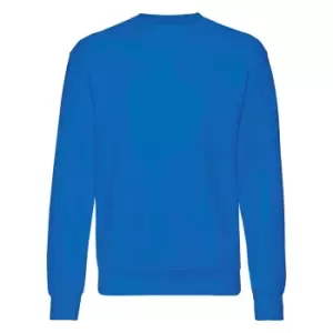 Image of Fruit Of The Loom Mens Set-In BelcoroA Yarn Sweatshirt (L) (Royal)