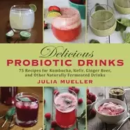 Image of delicious probiotic drinks 75 recipes for kombucha kefir ginger beer and ot