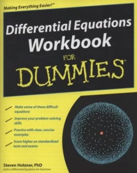 Image of Differential Equations Workbook for Dummies by Steven Holzner Paperback