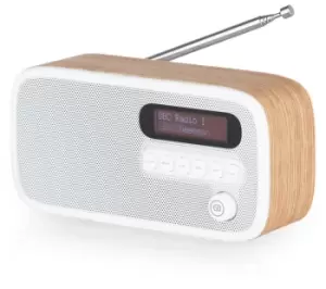 Image of VQ Dexter Portable DAB Radio - Light Oak