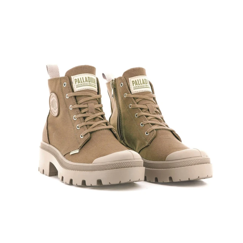 Image of Palladium Boots Palladium Pallabase Twill Beige Female 38