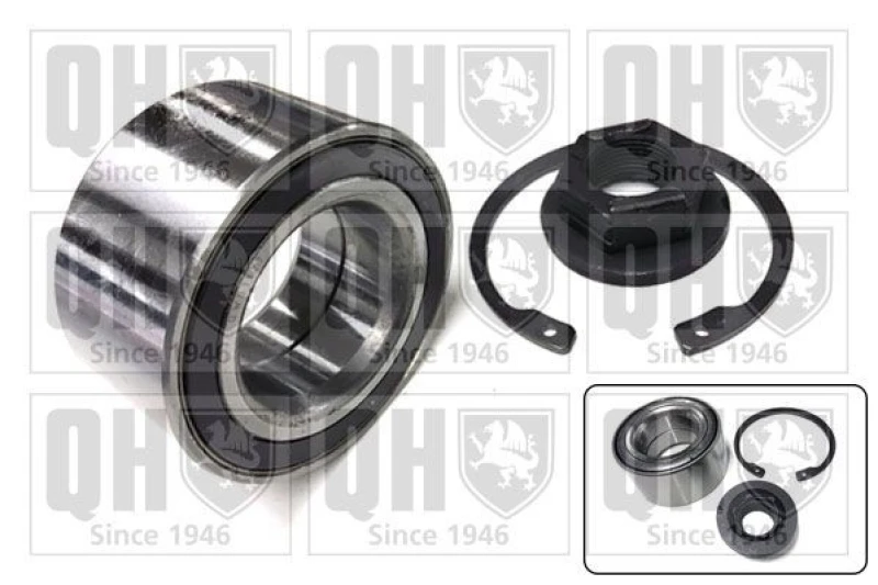 Image of QUINTON HAZELL Wheel bearing kit QUINTON HAZELL QWB1127