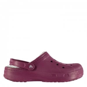 image of Crocs Winter Mens Clogs - Plum/Oatmeal