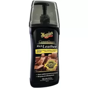 image of Gold Class Rich Leather 3 in 1 Cleaner Conditioner Protector 400ml - Meguiars