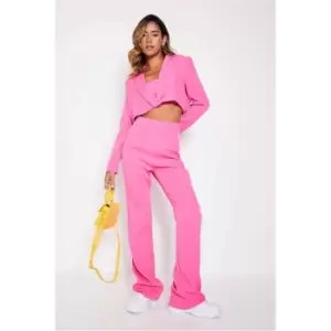 image of I Saw It First Tailored Wide Leg Trouser - Pink