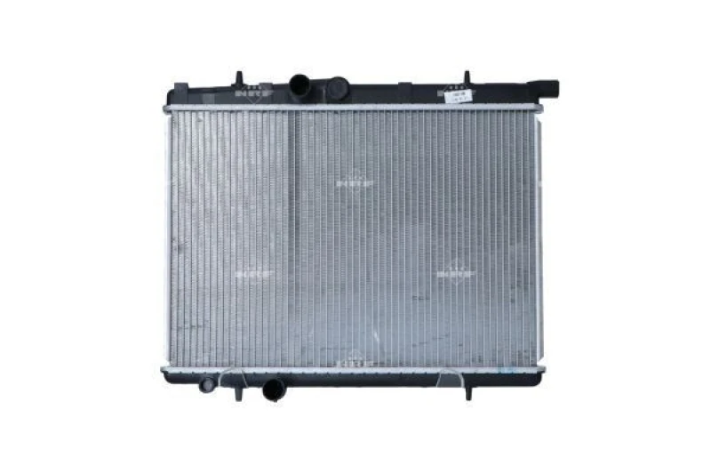 Image of NRF 509524 Engine radiator EASY FIT Brazed cooling fins, Aluminium, with mounting parts Aluminium Radiator,engine cooling (470)