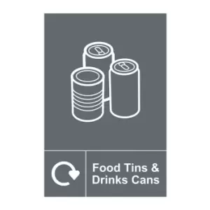Image of Recycling Food Tins & Drinks Cans - Sav (150 x 200mm)