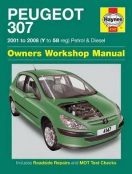 Image of Peugeot 307 2001 to 2008 y to 58 Reg Petrol and Diesel by Martynn Randall Hardback