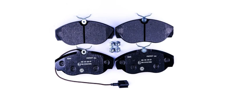 Image of HELLA Brake pad set HELLA 8DB 355 018-891