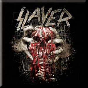 image of Slayer - Skull Clench Fridge Magnet