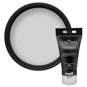 image of Crown Matt Emulsion Paint Taffeta Tester - 40ml