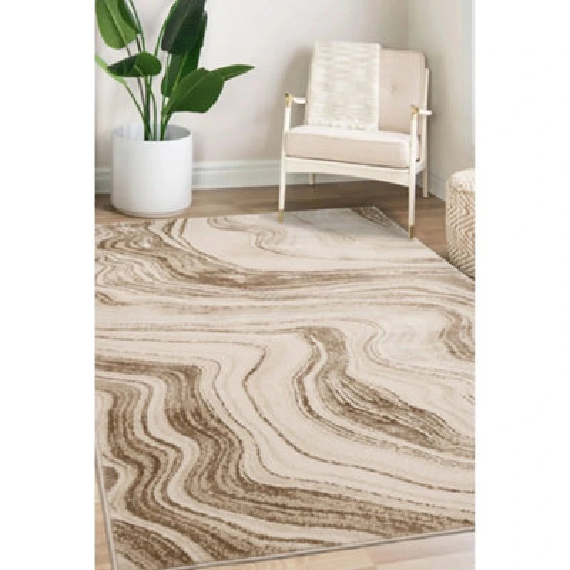 Image of Homemaker Dusk Watercolour Champagne 140X200Cm Rug, Gold DUSKWARC140200