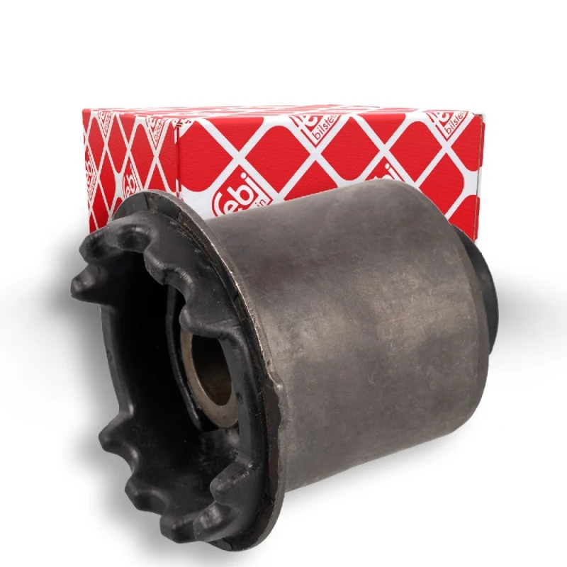 Image of FEBI BILSTEIN 171058 Axle Bushes Front Axle Left Elastomer Hub Carrier Bush (1080)