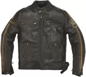 image of Helstons Ace Oldies Leather Jacket, black, Size L, black, Size L