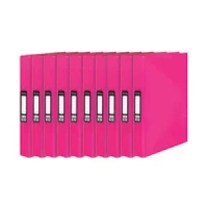 image of Pukka Brights Ringbinder A4 Pink (Pack of 10) BR-7772