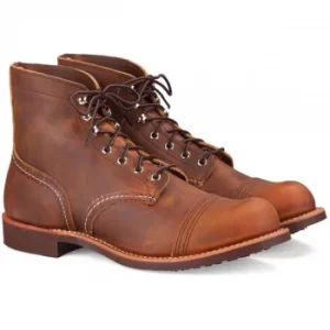Image of Red Wing Mens Iron Ranger Boots Copper Rough and Tough 10.5