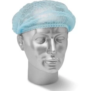 Image of Click Once Disposable Mob Cap Blue Ref DMCB Pack of 1000 Up to 3 Day