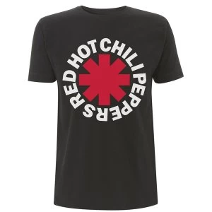 Image of Red Hot Chili Peppers - Classic Asterisk Mens Large T-Shirt - Black