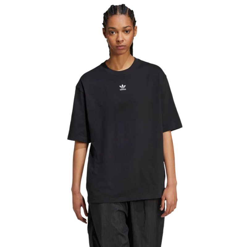 Image of Adidas Originals Womens Essentials Boyfriend T-Shirt - Black W2EMS Female S,XS
