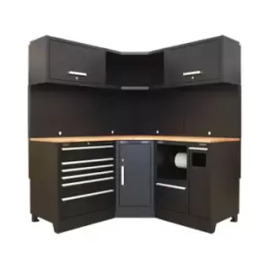 image of APMSCOMBO6W Modular Storage System Combo - Oak Worktop - Sealey