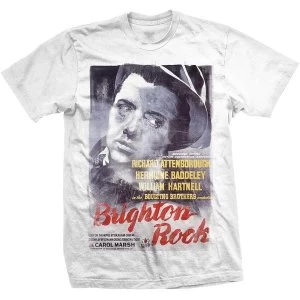 image of StudioCanal - Brighton Rock Unisex Large T-Shirt - White