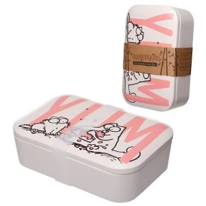 image of Bamboo Composite Simons Cat Reusable Lunch Box