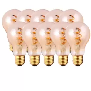 image of 4 Watts E27 LED Bulbs Vintage Warm White Dimmable, Pack of 10