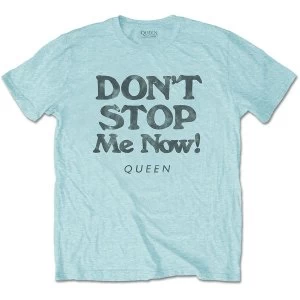 image of Queen - Don't Stop Me Now Unisex Small T-Shirt - Blue