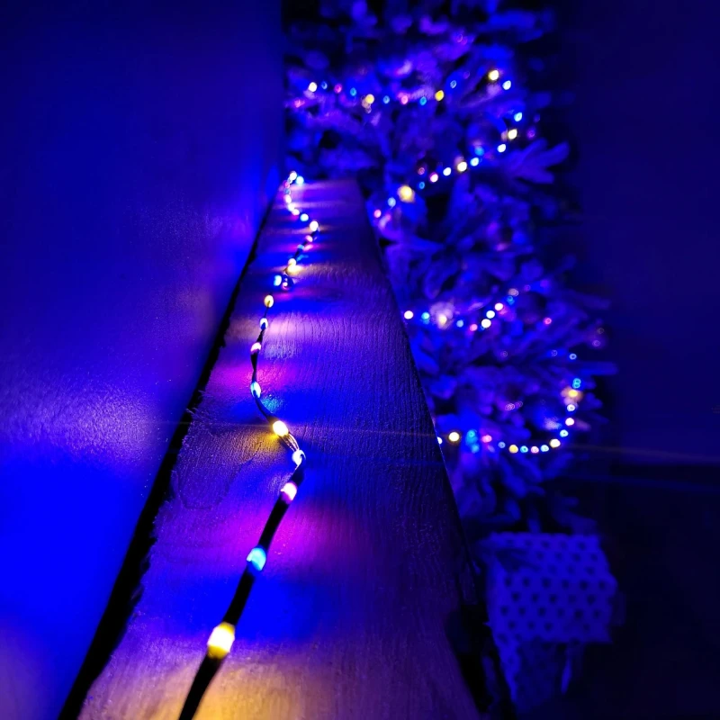 Image of 17.5m Indoor Outdoor Flexibrights Christmas Lights with 500 RainbowLEDs