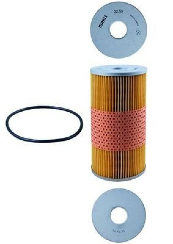 Image of MAHLE OX 55D Oil filter Filter Insert, with gasket/seal Oil Filter (7)