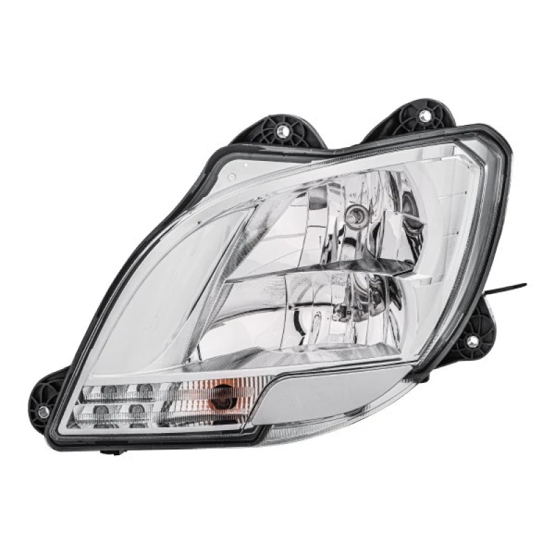 Image of HELLA 1ED 010 116-531 Headlights H1, Left, with bulbs, Halogen Headlight (259)