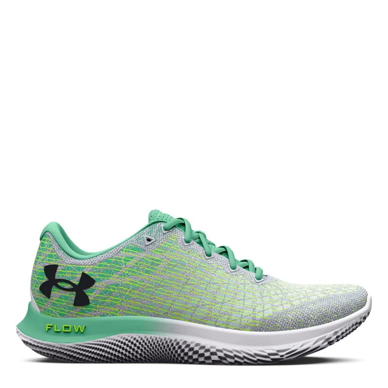 Image of Under Armour Mens Flow Velociti Wind Entry Road Running Shoes White male 6.5 (40.5)