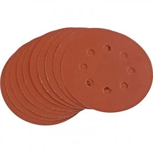 Image of Draper Hook and Loop Sanding Discs 125mm 125mm 400g Pack of 10