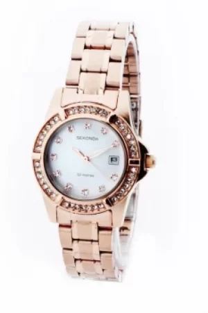 Image of Ladies Sekonda Rose Pearl Watch 4618