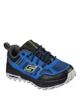 Image of Skechers Fuse Tread Trainers - Blue/Black, Size 12.5 Younger