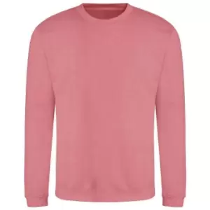 Image of AWDis Adults Unisex Just Hoods Sweatshirt (L) (Dusty Rose)