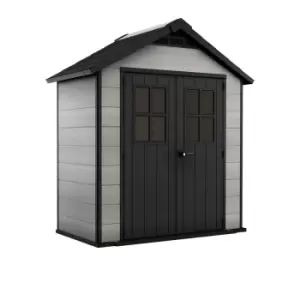 image of Keter Oakland 7' 6'' x 4' Shed - Grey