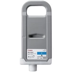 Image of Canon PFI701 Cyan Ink Cartridge