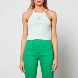 image of Guess Originals Womens Go Sienna Ringer Tank Top - Soft Jade - M