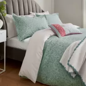 Image of Helena Springfield Eloise Kingsize Duvet Cover Set, Teal