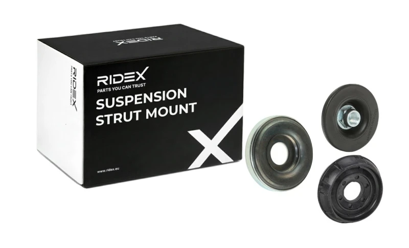 Image of RIDEX 1180S1288 Top strut mount Front axle both sides, with rolling bearing Suspension Strut Support Bearing (1180)