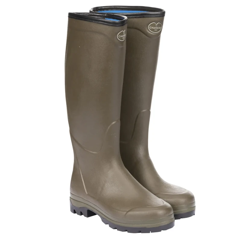 Image of Neoprene boots Le Chameau Country Cross Vert Male 41