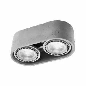 Image of Sollux Plafond Basic 2 Concrete