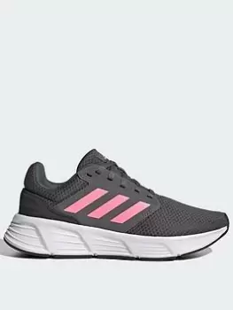 Image of adidas Galaxy 6, Grey/Pink, Size 5, Women