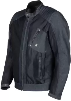 Image of Helstons Colt Air Denim Motorcycle Textile Jacket, blue, Size 2XL, blue, Size 2XL
