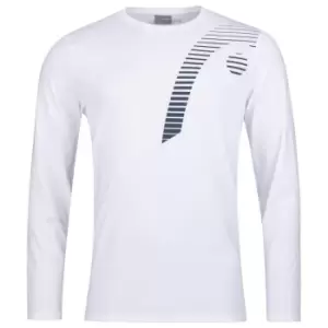 Image of Head Club Cliff Ls Junior - White