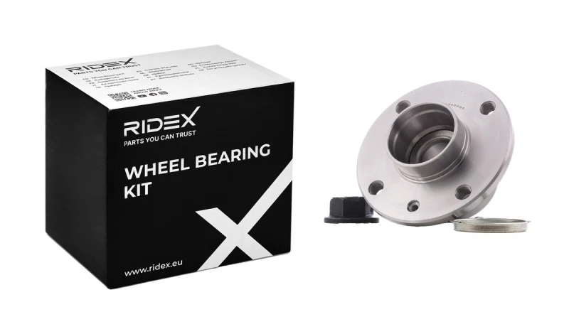 Image of RIDEX 654W0225 Wheel bearing kit Rear Axle both sides Wheel Bearing Kit (654)