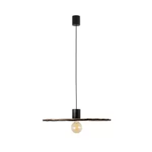 image of Costas Matt Black, Rattan Pendant Lamp Ø600