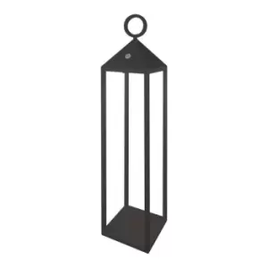 Image of Portable garden lamp Astun Graphite 1 bulb 67cm